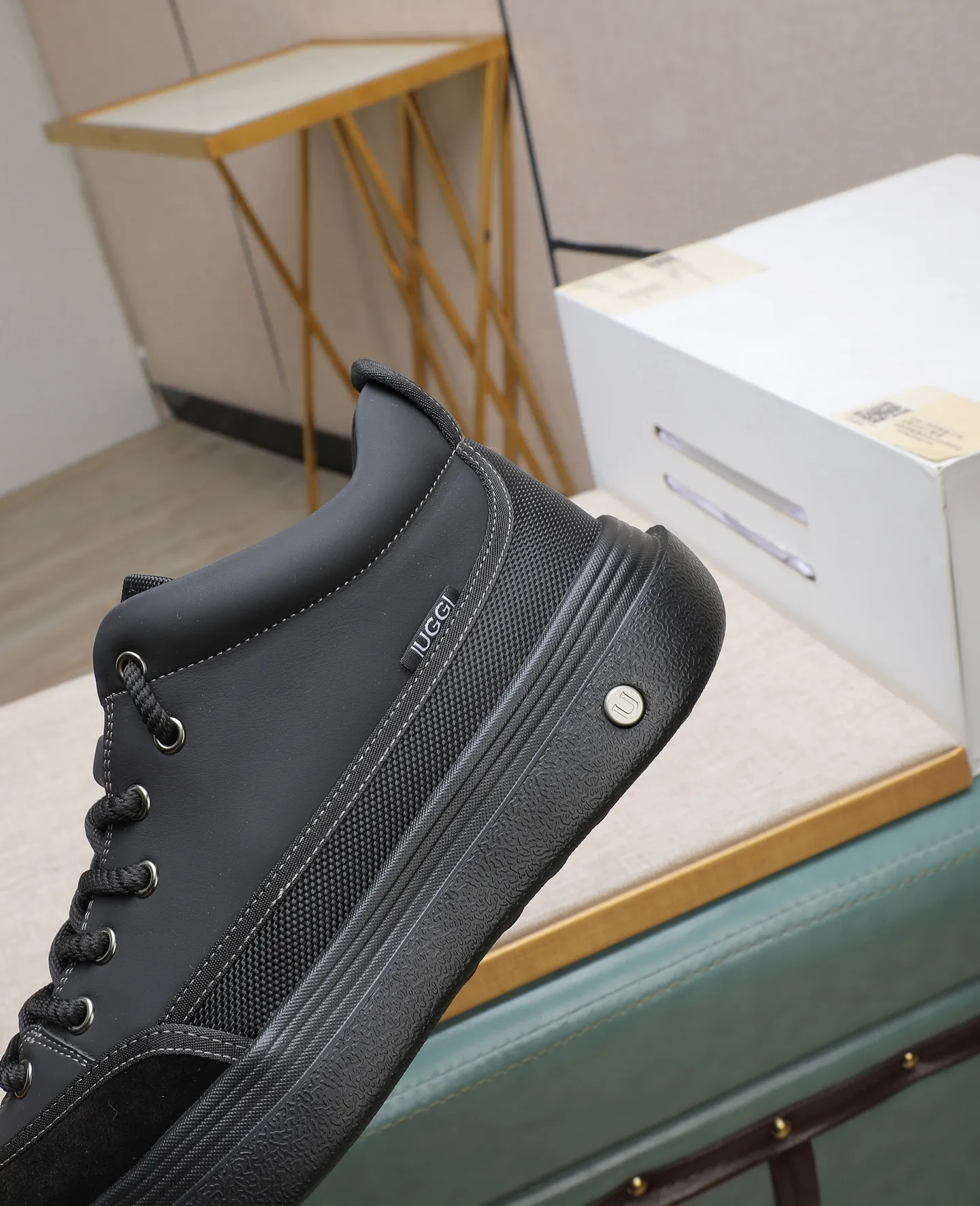 Men's shoes 💰660 IUGGI new retro presbyopia men's shoes, casual and versatile, full of high-end sense, fashionable, luxury and personalized style, joint style, retro presbyopia factor, full of handsome style, first layer suede cowhide, lining wool, rubber outsole, light and non-slip size: 39-44
